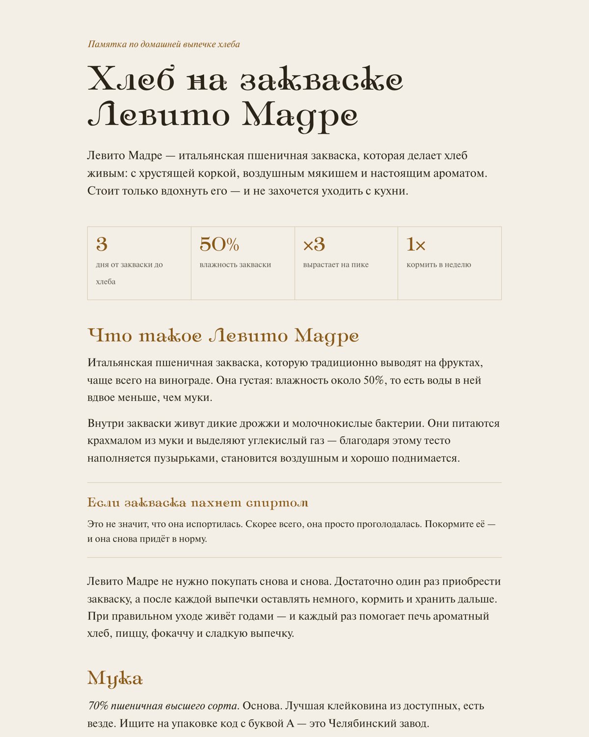 Памятка о хлебе: Ampir Deco и Newton